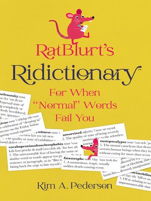 cover image of RatBlurt's Ridictionary